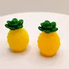 Accesorios de Resina de Fruta de Piña Estéreo Simulada Accesorios para Joyería DIY de Zanahoria Juguetes de Comida en Miniatura Adornos de Micro Paisaje