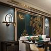 Nueva Lámpara de Pared Estilo Chino Diseñador Creativo Estilo Chino Hotel Club Sala de Estar Estudio Lámpara de Pared Decorativa Retro Zen