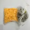 Tubo de Expansión de Plástico de Nylon con Forma de Pez Amarillo Pequeño Clavo de Expansión Tornillo de Expansión Tubo de Expansión Tapón de Expansión Tapón de Goma 6mm 8mm 10mm