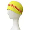 Diadema Deportiva Popular Europea y Americana Diadema de Béisbol Estampada con Borde Ancho Antiperspirante Diadema de Fútbol Diadema Elástica para Correr Softball