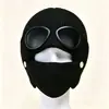 Nuevo Gorro de Punto Costilla Gafas Otoño e Invierno Gorro Tejido Hombres y Mujeres Exterior Cálido Pareja Invierno Protección Ocular Cálido