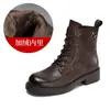 Botines Martin de cuero genuino estilo británico para mujer, nueva colección otoño/invierno 2026, modernos, versátiles, antideslizantes, cómodos y casuales, hechos de piel de vaca