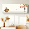 Nueva Cubierta Protectora a Prueba de Polvo para Aire Acondicionado, Embellecedora y Ocultadora, Estilo Chino, Todo Incluido, Cubierta Lavable a Prueba de Polvo Universal para Aire Acondicionado Montado en la Pared