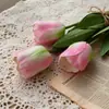 Flores Artificiais de Tulipa Grandes Flores Falsas de Eva Decoração de Mesa de Jantar em Casa Evento de Casamento Arranjo Floral Atacado Transfronteiriço