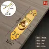 Nova alça de anel de puxar estilo chinês clássico em latão puro, alça para móveis antigos, armário de vinhos, gaveta, armário, porta de guarda-roupa