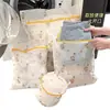 Bolsa de Lavado de Malla Fina para Lavadora, Bolsa de Lavado Protectora Anti-Deformación para Sujetadores, Bolsa de Malla para Lavar Ropa Interior, Bolsa Grande de Malla Espesa
