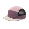 Gorra de Béisbol de Malla Fina de Cinco Piezas de Secado Rápido para Primavera y Verano para Hombres y Mujeres, Transpirable, Color Bloqueado Casual y Versátil