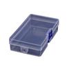 Caixa de plástico transparente caixa de bloqueio caixa de armazenamento suprimentos domésticos acessórios desktop pesca equipamento papelaria caixa de armazenamento atacado