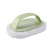 Cepillo de Limpieza para el Hogar Cepillo para Bañera Cepillo para Azulejos del Baño Cocina Mango Rayado Plano Cepillo para Fregadero Suelo Esponja Limpiadora