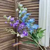 Delphinium Artificial con 2 Horquillas, Flor Artificial para Arreglo de Escena, Flores de Boda, Delphinium Grande, Flores Artificiales de Amazon Transfronterizo