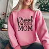 Sudadera de Cuello Redondo Mamá Rescatista Orgullosa Exportación Transfronteriza Amazon Al Por Mayor Una Pieza Producto de Temu Wish