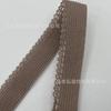 Ponto de fábrica dente bud borda elástico banda íntima roupa interior elástico webbing nylon spandex acessórios elásticos