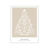 Nórdico Moderno Plantas Frescas Copo de Nieve Pintura Decorativa Sala de Estar Fondo de Sofá Pintura Combinada Inglesa Pintura Colgante sin Marco