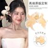 Pasador de Flores Super de Hada para Primavera y Verano con Lirios, Rosas Dulces de Playa y Flor de Hibisco para el Lado del Cabello y el Flequillo, Perfecto para Salir