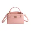 Bolso Pequeño Cuadrado Nuevo Coreano con Patrón de Lichi para Mujer 2026, Bolso Kelly de Moda Lindo de Primavera, Bolso Pequeño Cuadrado Cruzado