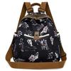 Nova Mochila para o Dia a Dia Feminina Grande Capacidade Fashion Estilo Étnico Cor Contrastante Casual Mochila Feminina Bolsa Feminina