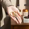 Tijeras Especiales para Bolsitas de Té Tijeras de Té Retro con Forma de Grulla China Ceremonia del Té Arte del Té Tijeras Pequeñas Accesorios para Juego de Té