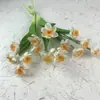 Ramo de Narcisos Paisajísticos con Flores Artificiales de Plástico Blando Exportación Escandinava Boda Transfronteriza Adornos de Decoración para el Hogar para Uso Doméstico