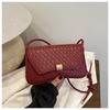 Comercio Exterior Textura Acolchada Simple y de Moda Tendencia Verano 2025 Nuevo Elegante Bolso de Hombro Cruzado Debajo del Brazo para Mujer