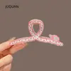 Nuevo Clip para el Cabello de Dibujos Animados de Frutas de Acrílico Lindo para Mujeres en la Parte Posterior de la Cabeza Pinza de Tiburón Clip para Cola de Caballo Pasador para el Cabello para Mujeres
