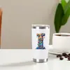 Taza de coche de acero inoxidable de 20 oz, doble vacío, sublimación, taza para hielo, taza térmica portátil para exteriores, logotipo