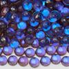 Vidrio Teñido Cristal Diamante Plano Redondo Pegatina Diamante Liso Uñas Arte Perlas Perlas Pez Humano Joyería DIY Taladro de Uñas