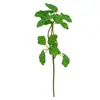 2026 Acessórios de Parede de Plantas Artificiais Estilo Nórdico Amazon para Decoração de Sala de Estar Varanda Folhas Laranja
