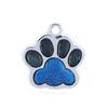 Pingente para animais de estimação pingando óleo doce cor pegadas de cachorro garra de gato DIY jóias acessórios lettering pet collar listagem