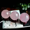 Fornecimento de fábrica bola de cristal em pó de pedra original bola de cristal em pó de Madagascar polida artesanato em pedra hibisco ornamentos de presente