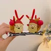Accesorios para el Cabello de Navidad Pinzas para el Cabello de Reno Lindos para Niños y Adultos Pasadores de Papá Noel Diademas Adornos Pinzas Pequeñas Tocados