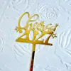 Copyright Ins-Style Transfronterizo 2027 Feliz Año Nuevo Decoración de Pastel Acrílica Topper de Pastel Feliz Año Nuevo