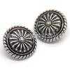 Hengchuang sombrero de paja vintage botón de aleación de zinc a rayas abrigo gabardina hebilla de metal para coser a mano botón de abrigo al por mayor en stock