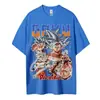 Camiseta de Algodón Talla EuropeaCamiseta de Dragon Ball para Hombre Algodón Puro Casual Cuello Redondo Manga Corta Ropa Verano Deportes Casual Manga Corta