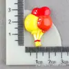 Accesorios de Resina Accesorios de Pegamento Blanco Almohadilla de Tinta Globo Aerostático DIY Globo para Mano y Pie Funda para Teléfono Móvil Tocados Accesorios para el Cabello