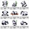 Junle Pegatina de Tela Bordada Parche de Cabeza de Animal de Dibujos Animados Parche Parche Sello de Pecho Accesorios para Ropa Pegatina Decorativa Gato y Perro Borde de Pegar Sello Bordado