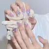 Unhas Wearable Personalizadas Pure Desire, Manicure Wearable de Alto Padrão, Unhas Postiças Clareadoras, Unhas Wearable, Unhas de Manicure Prontas