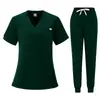 Uniformes Cirúrgicos Bordados Personalizados com Nomes de Departamentos, Uniformes de Trabalho Comunitário, Uniformes de Médico de Clínica, Uniformes Cirúrgicos com Design em Massa, Uniformes de Enfermeiro