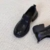 Nuevos Zapatos de Cuero de Suela Gruesa con Punta Redonda, Aumentadores de Altura, Versátiles para el Trabajo, Estilo Retro Británico, para Mujer, Otoño e Invierno 2026