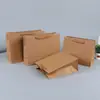 Bolsas de Papel Kraft Sencillas en Stock, Bolsas de Empaque, Bolsas de Regalo con Asas, Venta al por Mayor para Fabricantes de Ropa, Bolsas de Regalo para el Festival del Bote del Dragón
