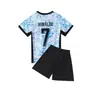 2425 Popular Mismo Estilo Conjunto de Uniforme de Fútbol No. 7 Ronaldo Mbappé No. 10 Camisetas de Verano Messi para Hombre y Mujer