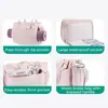 Bolso tote de mujer transfronterizo, bolsa de almacenamiento multi-bolsillo de gran capacidad para el trabajo, viajes casuales, bolso de hombro portátil