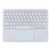 Teclado táctil bluetooth de 10 pulgadas 7 pulgadas teclado luminoso colorido teclado bluetooth de tres colores teclado de tres sistemas caja de ratón