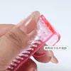 Herramientas para Uñas Artísticas al por Mayor: Cepillo Grande de Cuerno, Cepillo para Polvo de Limpieza de Uñas Semitransparente, Cepillo de Uñas de Cerdas Suaves