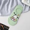 Calcetines Finos Invisibles de Verano para Mujer, Calcetines Lindos de Dibujos Animados de Moda, Calcetines Bajos Tipo Barco, Perro Blanco Pequeño, Calcetines Frescos Antideslizantes con Puntos