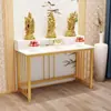 Mesa de Altar Doméstica para Guanyin e o Deus da Riqueza, Mesa de Oferendas Simples Estilo Novo Chinês, Mesa de Incenso, Mesa de Adoração