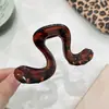 Placa para el pelo con sensación de relajación ~ Pinza para el pelo pinza de tiburón de principios de otoño para mujer de alta gama 2024 nuevo pasador accesorios para el cabello