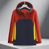 Combinación de Colores Otoño e Invierno Impermeable Cortavientos para Hombre Transfronterizo con Capucha Chaqueta de Trabajo Chaqueta Casual para Exteriores Chaqueta Personalización para Hombre