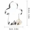 Lele Kitchen Venta al por mayor Moldes para Galletas de Navidad de Acero Inoxidable Herramientas para Hornear Copo de Nieve Árbol de Navidad Moldes para Dulces