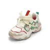 Sapatos Infantis Balabala, Tênis Esportivos Infantis, Tênis de Corrida Respiráveis com Flores Divertidas para Meninas, Doces, Confortáveis e Fofos
