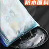 Bolsa de archivo de cuadrícula a4 plástico transparente impermeable cremallera bolsa de archivo de gran volumen bolsa de examen a6 datos a5 bolsa de almacenamiento